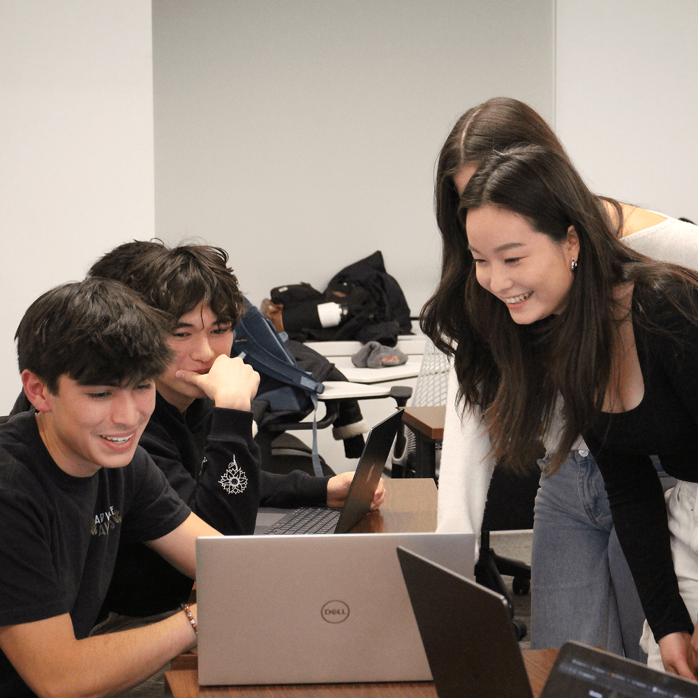 DTI members teaching Trends, our web development course